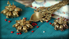 Load image into Gallery viewer, Brass multi compartment Vermillion holder
