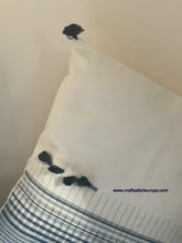 Load image into Gallery viewer, White Kutch Handwoven Cushion Large
