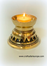Load image into Gallery viewer, Brass Candle Holder
