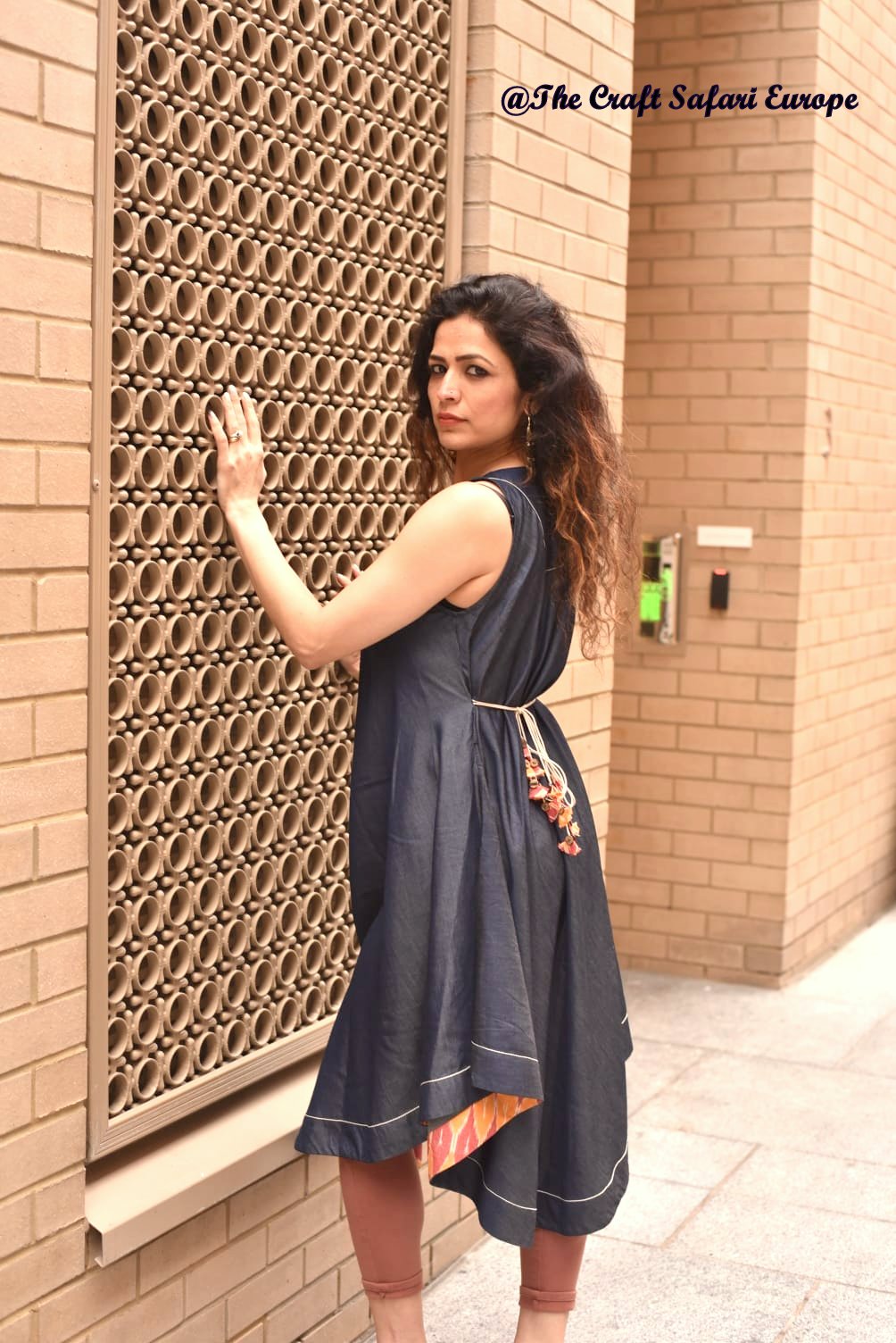 Dark grey swing dress sales