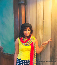 Load image into Gallery viewer, Multicoloured Ikkat Scarf

