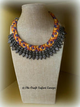 Load image into Gallery viewer, Boho Yellow Lilac threaded Necklace
