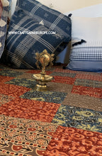 Load image into Gallery viewer, Large Kutch Indigo Cushion Cover
