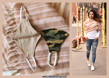 Load image into Gallery viewer, Triple Layer Camouflage Reversible Mask
