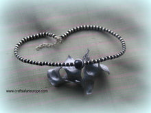 Load image into Gallery viewer, Silver Black  Beaded Anklets

