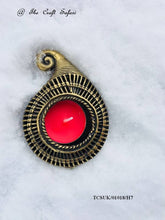 Load image into Gallery viewer, Dhokra Paisley tea light holder
