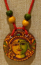 Load image into Gallery viewer, Kerala Mural Necklace Earring Set