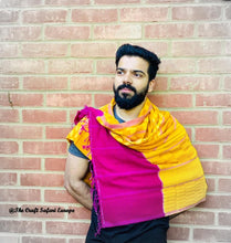 Load image into Gallery viewer, Yellow Oversized Long Unisex Scarf
